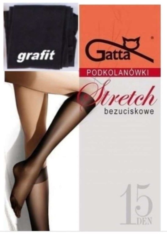 podkolanówki grafit